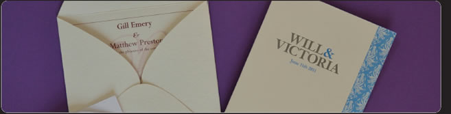 bespoke wedding stationery